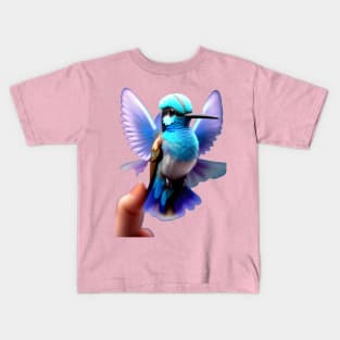 "Whimsical Flutter: Hummingbird Harmony"2 Kids T-Shirt